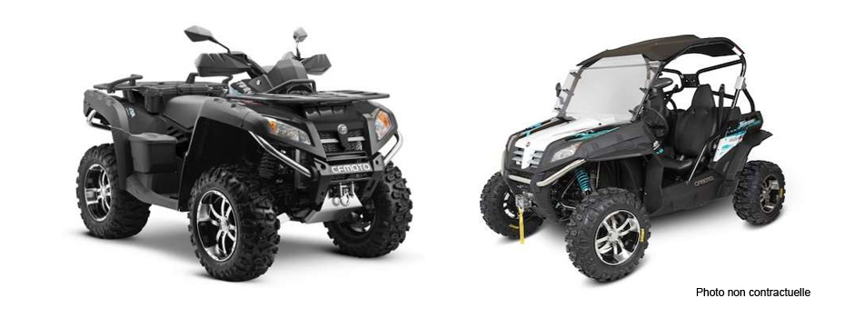 quad et ssv cf-moto