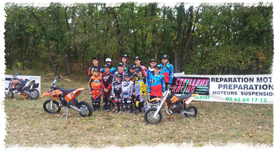 école de pilotage : les minis motards